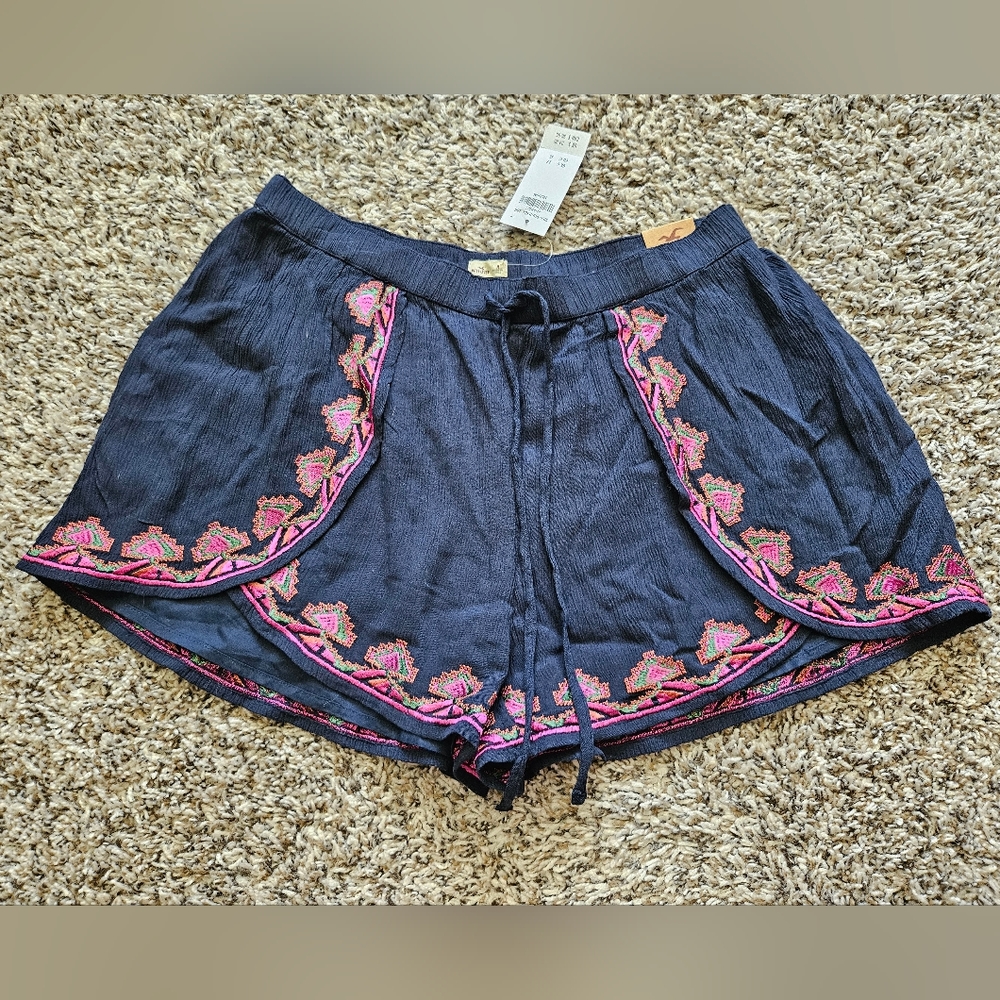 Hollister Flyaway Front Wrap Flowy Shorts